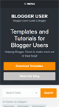 Mobile Screenshot of bloggeruser.com